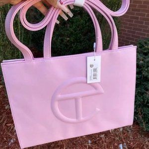 Brand new 100% authentic telfar Medium Pink shopping bag